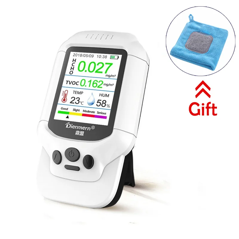 HCHO TVOC Formaldehyde Meter Air Quality Thermometer Detector Meter Monitor Color Gas Analyzer Lcd Home Indoor Protection
HCHO TVOC Formaldehyde Meter Air Quality Thermometer Detector Meter Monitor Color Gas Analyzer Lcd Home Indoor Protection