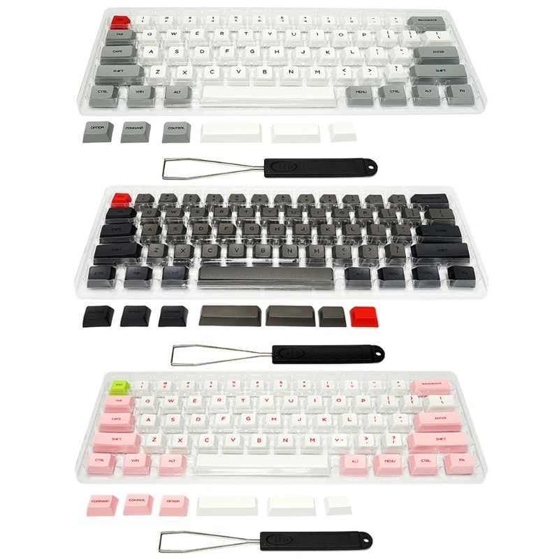 61 Keys Keyset Double Color PBT Thick Keycap for GK61 SK61 Mechanical Keyboard 62KA
61 Keys Keyset Double Color PBT Thick Keycap for GK61 SK61 Mechanical Keyboard 62KA