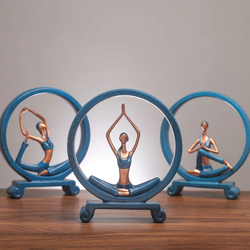 Modern art yoga girl sculpture statue resin home decoration accessories Abstract character Desktop attic statue decoration
Modern art yoga girl sculpture statue resin home decoration accessories Abstract character Desktop attic statue decoration