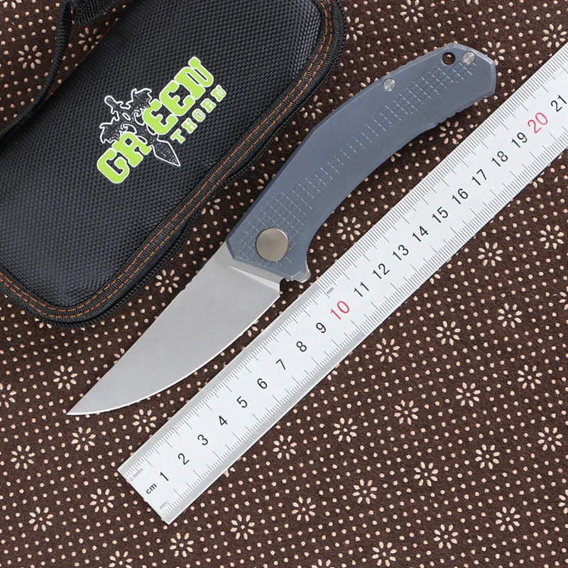 Складной нож Green thorn m390 steel TC4 титановая ручка карманный кухонный для кемпинга и