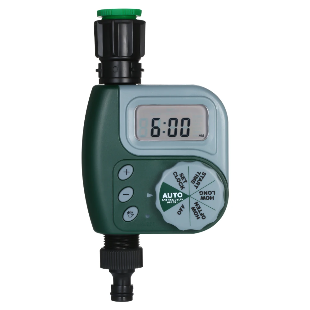 Automatic Water Timer Outdoor Garden Irrigation Controller 1 Outlet Programmable Hose Faucet Timer Garden Watering Device
Automatic Water Timer Outdoor Garden Irrigation Controller 1 Outlet Programmable Hose Faucet Timer Garden Watering Device