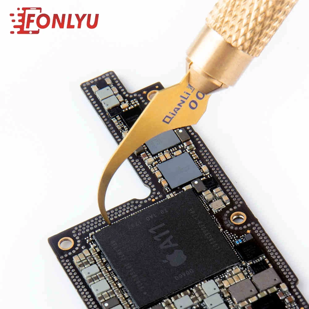 QianLi 011 Multi-Function Crowbar Glue Remover Blade For Mobile Phone Motherboard PCB IC Chip Disassembly Knife Repair Tool Set
QianLi 011 Multi-Function Crowbar Glue Remover Blade For Mobile Phone Motherboard PCB IC Chip Disassembly Knife Repair Tool Set