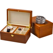 High Quality Solid Wood Single Layer Four Compartment Watch Organizer Jewelry Series Watch Box With Carabiner
High Quality Solid Wood Single Layer Four Compartment Watch Organizer Jewelry Series Watch Box With Carabiner