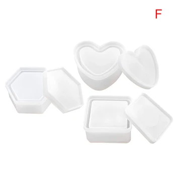 Box Resin Molds Jewelry Box Molds Square/Round/Hexagonal/Heart/Flower Shape DIY Storage Box Silicone Resin Molds LHB99 
Box Resin Molds Jewelry Box Molds Square/Round/Hexagonal/Heart/Flower Shape DIY Storage Box Silicone Resin Molds LHB99