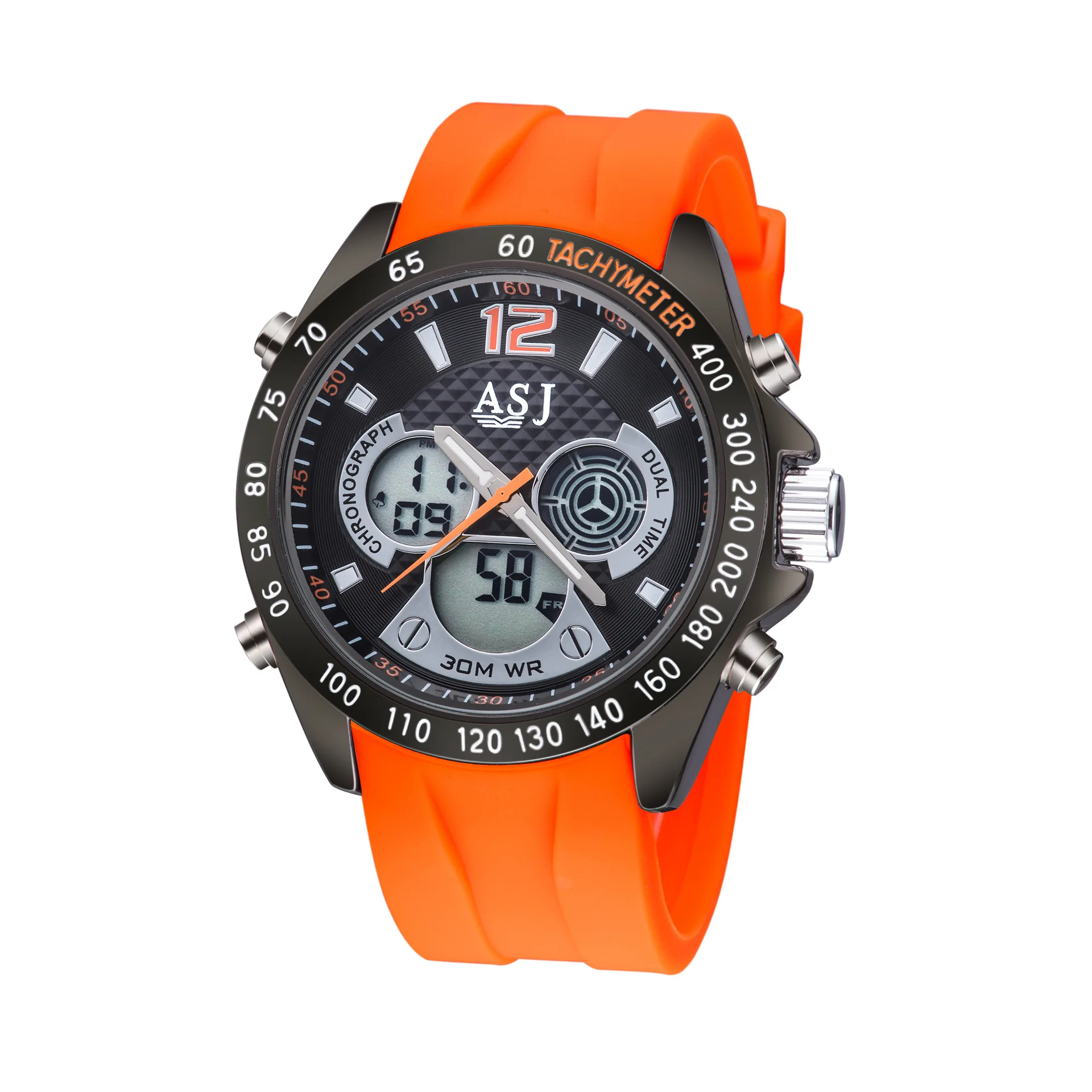 ASJ Table Multi-functional Sports Leather Strap Watch Date Seconds Waterproof Night Light Hands
ASJ Table Multi-functional Sports Leather Strap Watch Date Seconds Waterproof Night Light Hands