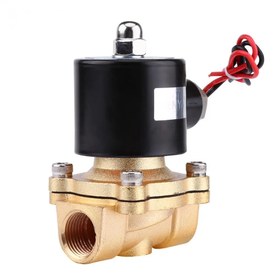 DC12V Solenoid Valve 1/2" Normally Closed Electric Solenoid Valve for Water Air Fuels Gas
DC12V Solenoid Valve 1/2" Normally Closed Electric Solenoid Valve for Water Air Fuels Gas