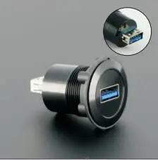 USB3.0 round type Panel mounting USB connecter FEMALE A to Female A (Silver OR BLACK surface)
USB3.0 round type Panel mounting USB connecter FEMALE A to Female A (Silver OR BLACK surface)