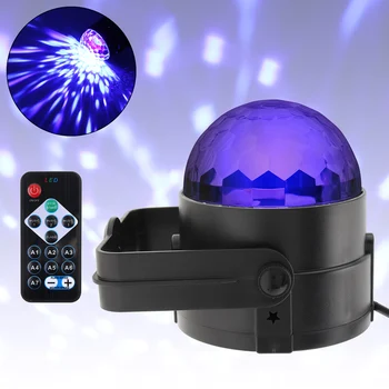 AC 100 - 240V 3W Mini Crystal Ball UV Purple Light Rotating Disco Ball Party Stage Light with Remote Control for KTV / Stage
AC 100 - 240V 3W Mini Crystal Ball UV Purple Light Rotating Disco Ball Party Stage Light with Remote Control for KTV / Stage
