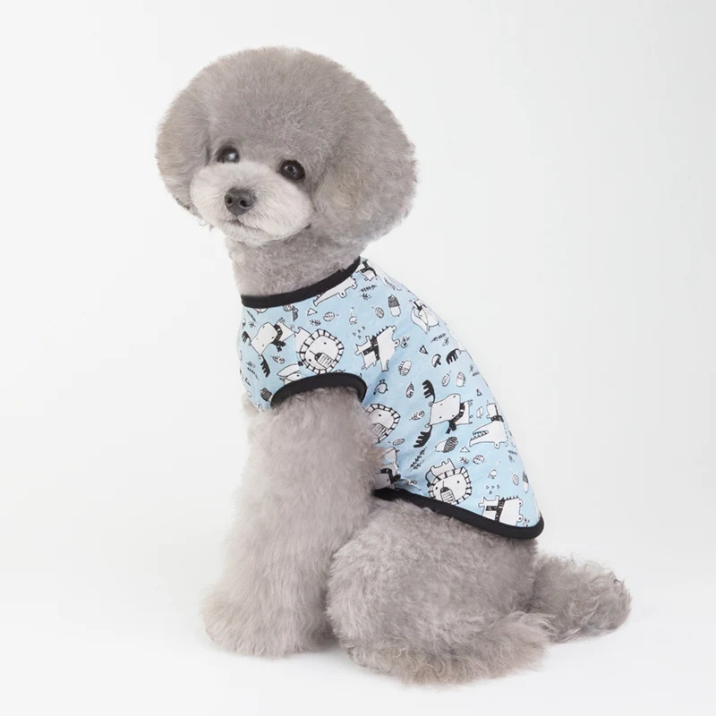 Cartoon Pet Dog Clothes for Dog Pet Costume Clothes For Small Dogs Cat Vest O-Neck Sleeveless T Shirts Cool Puppy Clothing
Cartoon Pet Dog Clothes for Dog Pet Costume Clothes For Small Dogs Cat Vest O-Neck Sleeveless T Shirts Cool Puppy Clothing