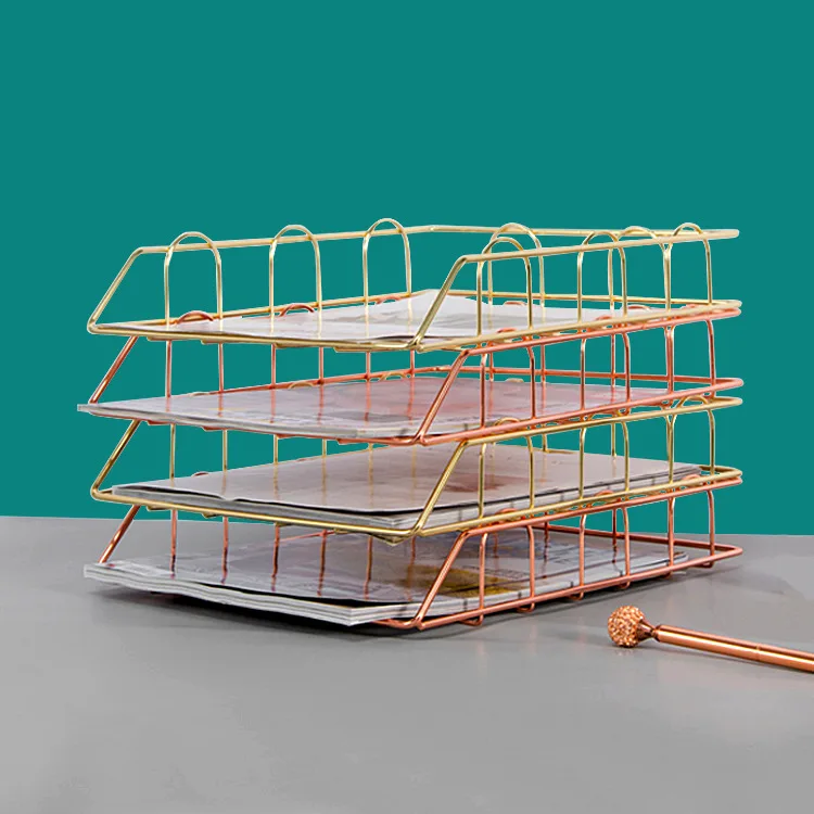 Scandinavian Desktop Creative Hierarchical File Shelf Metal Iron Art Cute Simple A4 File Shelf
Scandinavian Desktop Creative Hierarchical File Shelf Metal Iron Art Cute Simple A4 File Shelf