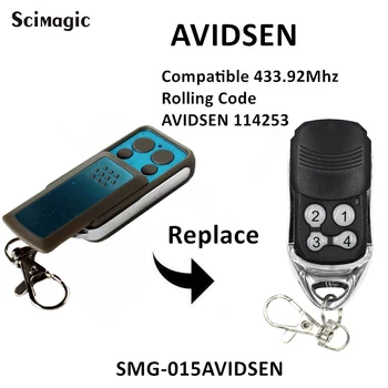 AVIDSEN garage door opener remote control gate 433.92mhz rolling code handheld transmitter AVIDSEN garage command key fob
AVIDSEN garage door opener remote control gate 433.92mhz rolling code handheld transmitter AVIDSEN garage command key fob