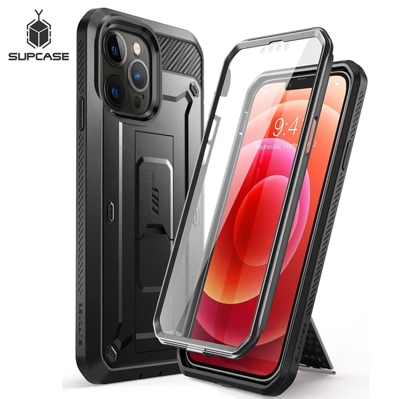 SUPCASE For iPhone 13 Pro Case 6.1 inch (2021) UB Pro Full-Body Rugged Holster Cover with Built-in Screen Protector & Kickstand
SUPCASE For iPhone 13 Pro Case 6.1 inch (2021) UB Pro Full-Body Rugged Holster Cover with Built-in Screen Protector & Kickstand