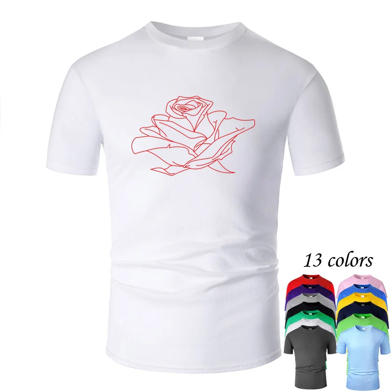 Beautiful Flowers Rose Line Art O Neck Cotton T Shirt Men and woman Unisex Summer Short Sleeve Designed Casual Tee m01032
Beautiful Flowers Rose Line Art O Neck Cotton T Shirt Men and woman Unisex Summer Short Sleeve Designed Casual Tee m01032