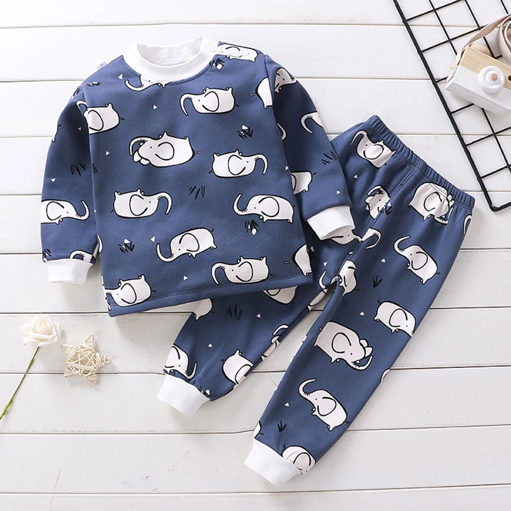 New Autumn Winter Girls Boys Underwear Set Thicken Plush Thermal Kids Clothes Suit Baby Children Warm Sports Clothing Sets 2pcs
New Autumn Winter Girls Boys Underwear Set Thicken Plush Thermal Kids Clothes Suit Baby Children Warm Sports Clothing Sets 2pcs