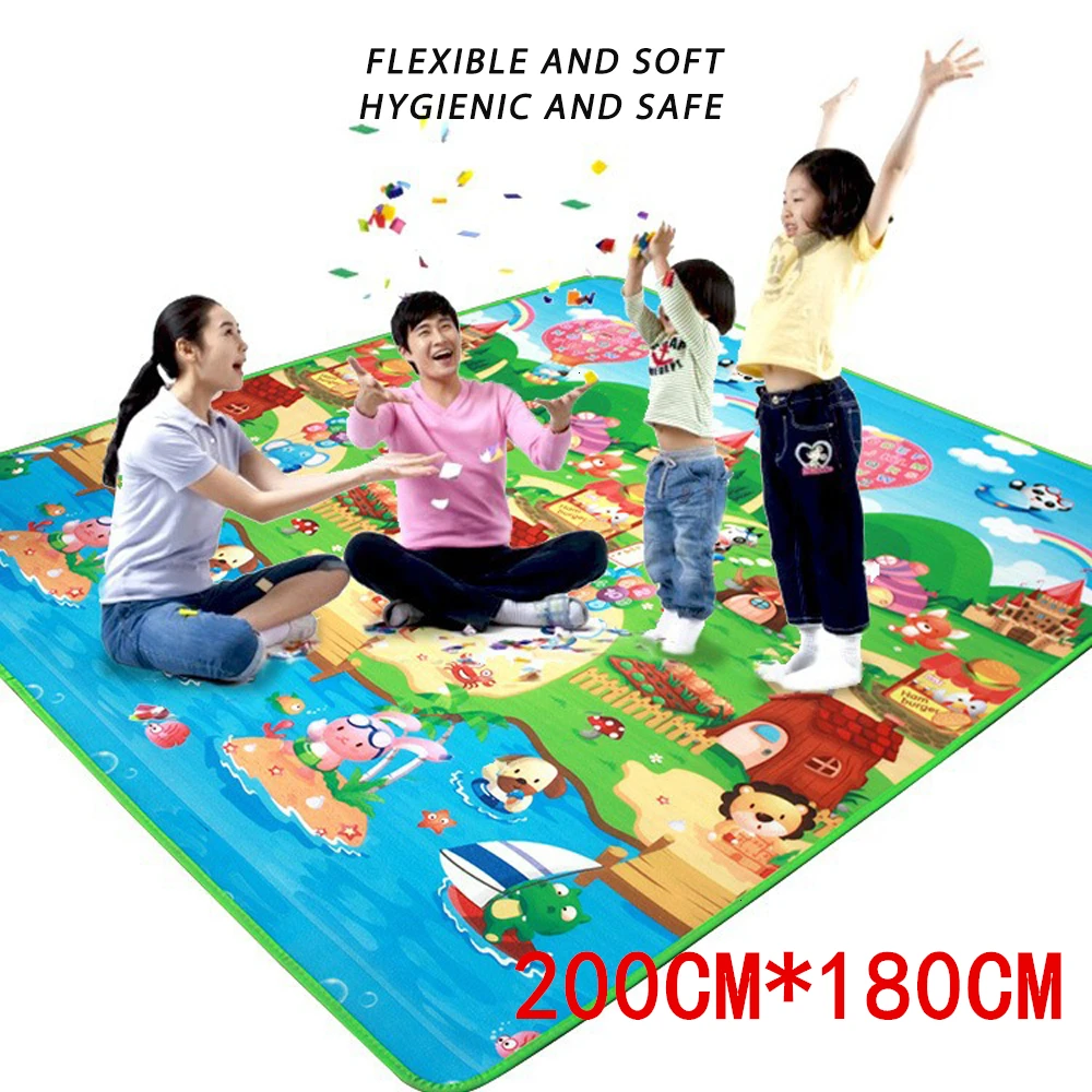Baby Play Mat 0.5cm Thick Crawling Mat Double Surface Baby Carpet Rug Puzzle Activity Gym Carpet Mat for Children Game Pad
Baby Play Mat 0.5cm Thick Crawling Mat Double Surface Baby Carpet Rug Puzzle Activity Gym Carpet Mat for Children Game Pad