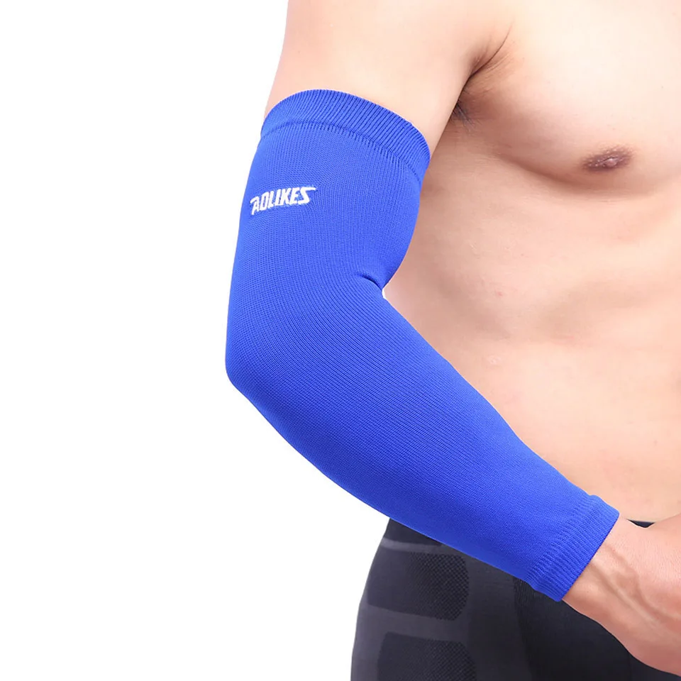 1PCS Elastic Basketball Tennis arm Sleeve Armband Soccer Volleyball Elbow Protector Pain Band
1PCS Elastic Basketball Tennis arm Sleeve Armband Soccer Volleyball Elbow Protector Pain Band