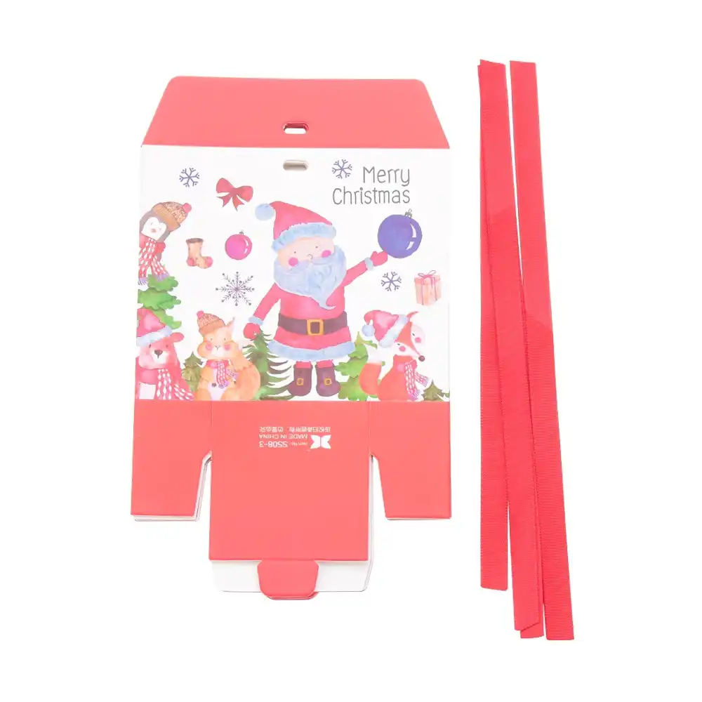 5pcs/set cute merry christmas candy box bag christmas tree
