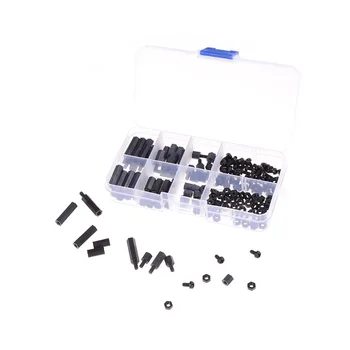 Black M3 Nylon Hex M-F Spacers/ Screws/ Nuts Assorted Kit Stand-off Set
Black M3 Nylon Hex M-F Spacers/ Screws/ Nuts Assorted Kit Stand-off Set
