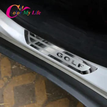 4 Pcs/Set Stainless Steel Door Sill Scuff Plate Stickers Car Accessories for Volkswagen VW Golf 6 MK6 2009 - 2013 Car-styling
4 Pcs/Set Stainless Steel Door Sill Scuff Plate Stickers Car Accessories for Volkswagen VW Golf 6 MK6 2009 - 2013 Car-styling