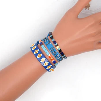 KSRA 2020 New Blue Tile Beads Alloy Bracelet Set Boho Women Gift Suit INS Fashion Jewelry Attractive DIY Paty Festival Bracelet
KSRA 2020 New Blue Tile Beads Alloy Bracelet Set Boho Women Gift Suit INS Fashion Jewelry Attractive DIY Paty Festival Bracelet