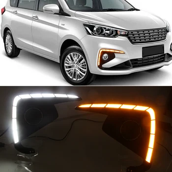 CSCSNL 1 Pair LED Daytime Running Light DRL Fog Lamp Cover Headlamp Yellow turn signal For Suzuki Ertiga 2018 2019
CSCSNL 1 Pair LED Daytime Running Light DRL Fog Lamp Cover Headlamp Yellow turn signal For Suzuki Ertiga 2018 2019