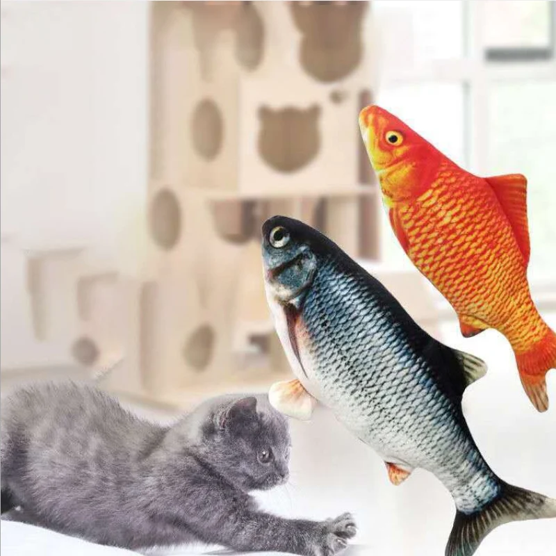 Pet Soft Plush 3D Fish Shape Cat Toy Interactive Gifts Fish Catnip Toys Stuffed Pillow Doll Simulation Fish Playing Toy For Pet
Pet Soft Plush 3D Fish Shape Cat Toy Interactive Gifts Fish Catnip Toys Stuffed Pillow Doll Simulation Fish Playing Toy For Pet