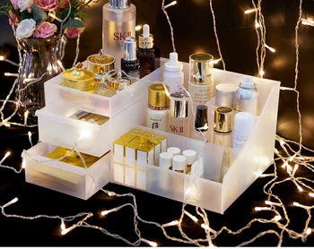 Plastic Makeup Organizer Two-Layers Jewelry Box Cosmetic Organizer Makeup Box Lipstick Makeup Storage Bathroom Table Organizer
Plastic Makeup Organizer Two-Layers Jewelry Box Cosmetic Organizer Makeup Box Lipstick Makeup Storage Bathroom Table Organizer
