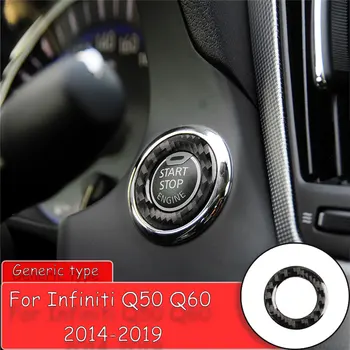 Car styling Carbon Fiber Sticker Engine Start Stop Button Ring Cover Sticker Trim For Infiniti Q50 Q60 2014-2019
Car styling Carbon Fiber Sticker Engine Start Stop Button Ring Cover Sticker Trim For Infiniti Q50 Q60 2014-2019