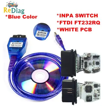 INPA K+DCAN FTDI FT232RQ Chip with Switch For BMW OBD2 Scanner Cable USB interface OBD OBD2 Car Diagnostic Auto Tool
INPA K+DCAN FTDI FT232RQ Chip with Switch For BMW OBD2 Scanner Cable USB interface OBD OBD2 Car Diagnostic Auto Tool