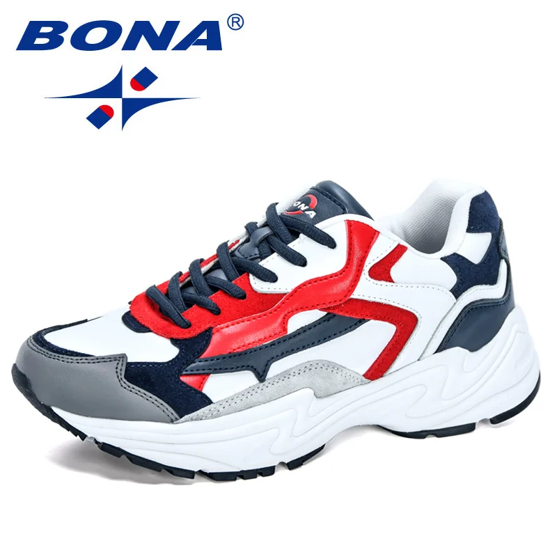 BONA 2020 New Designers Trendy Chunky Men Running Shoes Comfortable Vulcanized Casual Shoes Man Soft Zapatillas Hombre Footwear
BONA 2020 New Designers Trendy Chunky Men Running Shoes Comfortable Vulcanized Casual Shoes Man Soft Zapatillas Hombre Footwear