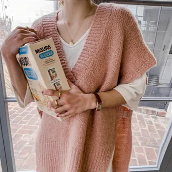 Ins Hot Korean Style Simple Solid All-match Sweater Shirt for Ladies 2020 New Autumn Winter Solid Sweater Shirt Sweater Vest
Ins Hot Korean Style Simple Solid All-match Sweater Shirt for Ladies 2020 New Autumn Winter Solid Sweater Shirt Sweater Vest