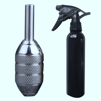 300Ml Empty Aluminum Metal Bottle with Black Fine Mist Spray & Stainless Steel 304 Tattoo Handle Grip
300Ml Empty Aluminum Metal Bottle with Black Fine Mist Spray & Stainless Steel 304 Tattoo Handle Grip