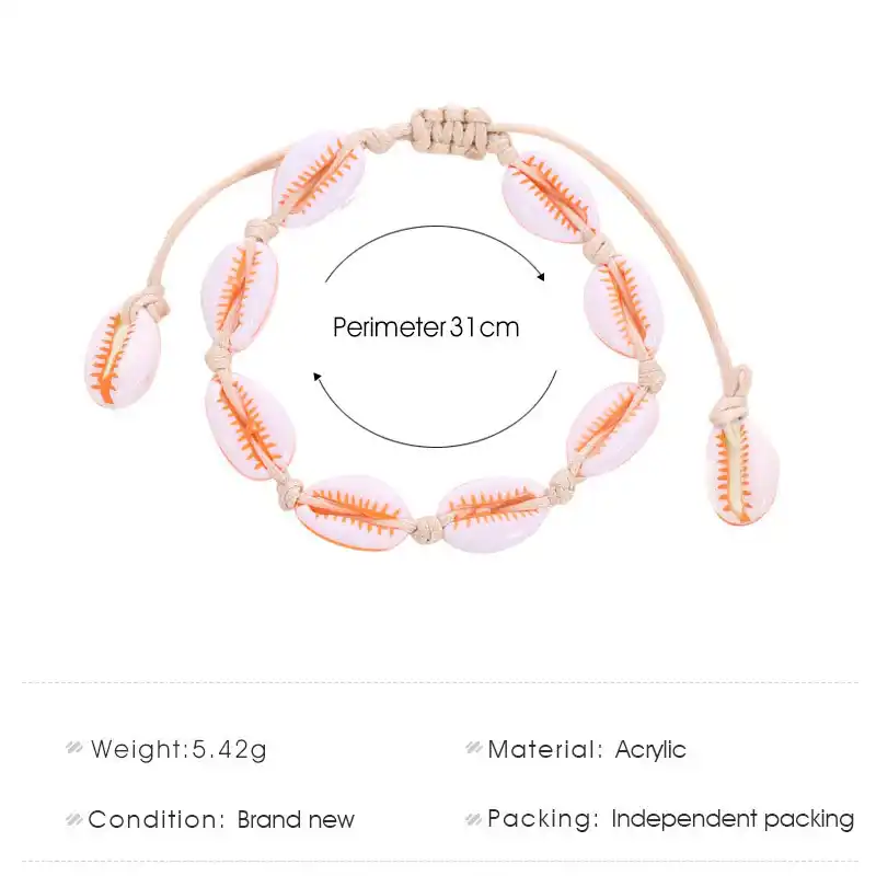 new arrival handmade multicolor shell bracelets for women