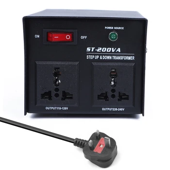 Intelligent Efficient Step Up Down Power Transformer 200W Home-use 100V-220V Household Electrical Appliance Voltage Converter 
Intelligent Efficient Step Up Down Power Transformer 200W Home-use 100V-220V Household Electrical Appliance Voltage Converter
