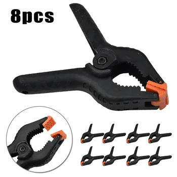 8pcs/Set 4inch Strong Metal Spring Clamp DIY Hard Grip Black Toggle Clip Tools Woodworking Attachment Hardware
8pcs/Set 4inch Strong Metal Spring Clamp DIY Hard Grip Black Toggle Clip Tools Woodworking Attachment Hardware