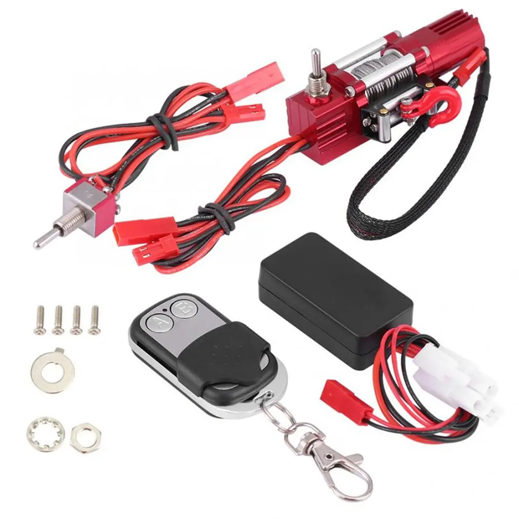 RC4WD Metal Double Switch Winch Remote Controller With Winch Steel With Wire Simulated Screech With Automatic Interruptor
RC4WD Metal Double Switch Winch Remote Controller With Winch Steel With Wire Simulated Screech With Automatic Interruptor