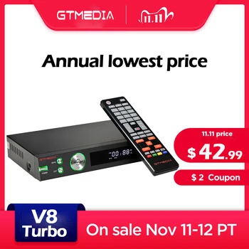 NEW GTmedia V8 Turbo Satellite TV Receiver Terrestrial Receiver HD 1080P DVB S2X T2 Cable TV Receptor M3U CA Card PK V8 PRO 2
NEW GTmedia V8 Turbo Satellite TV Receiver Terrestrial Receiver HD 1080P DVB S2X T2 Cable TV Receptor M3U CA Card PK V8 PRO 2