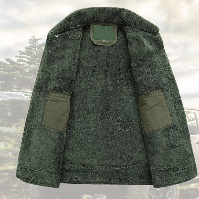 2020 New Winter Mens Thick Warm Jacket Fashion Solid Lapel Collar Outerwear Casual Single Breasted Male Motorcycle Jacket M-4XL
2020 New Winter Mens Thick Warm Jacket Fashion Solid Lapel Collar Outerwear Casual Single Breasted Male Motorcycle Jacket M-4XL