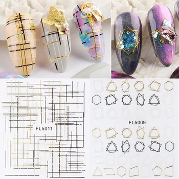 1pcs Gold White Nail Art Stickers 3D Curve Stripe Design Adhesive Nail Decals Tape Manicure Full Wraps Decorations TRFL5001-5012
1pcs Gold White Nail Art Stickers 3D Curve Stripe Design Adhesive Nail Decals Tape Manicure Full Wraps Decorations TRFL5001-5012
