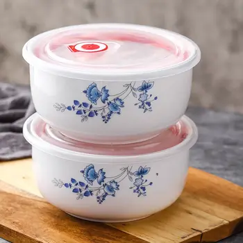 Fresh Keeping Box Ceramic Fresh Bowl Three-piece Cover with Lid Sealed Bowl for Microwave Oven Platos De Ceramica Sauce Bowl
Fresh Keeping Box Ceramic Fresh Bowl Three-piece Cover with Lid Sealed Bowl for Microwave Oven Platos De Ceramica Sauce Bowl