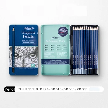 12 Pcs Sketch Pencil Set Professional Drawing Kit Simple Graphite Pencils 4B 7B For Painter Student Painting Stationery Supplies
12 Pcs Sketch Pencil Set Professional Drawing Kit Simple Graphite Pencils 4B 7B For Painter Student Painting Stationery Supplies