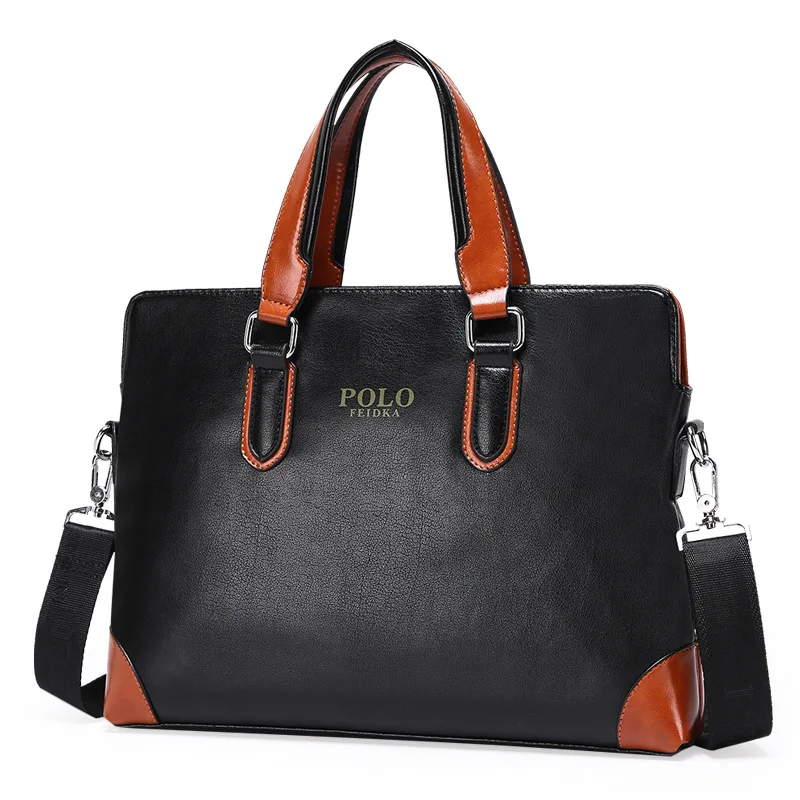 Fee Dika Polo 2019 Fashion New Style Men's Bag Occident Fashion Shoulder Oblique Hand Top Grade Men's Bag 1620