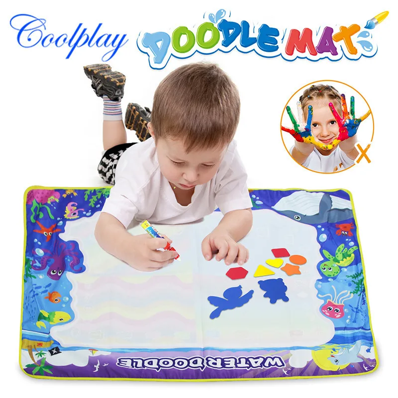110X80 Cm Children Magic Water Canvas Water Environmentally Friendly Paint Oceans-Doing Homework Blanket Toys with Accessories B
110X80 Cm Children Magic Water Canvas Water Environmentally Friendly Paint Oceans-Doing Homework Blanket Toys with Accessories B