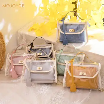 Popular Simple Female Daily Bag 2pcs/Set Portable Women Jelly Shoulder Handbags Clear PVC PU Elegant Totes Bag
Popular Simple Female Daily Bag 2pcs/Set Portable Women Jelly Shoulder Handbags Clear PVC PU Elegant Totes Bag