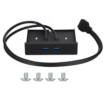20 Pin Dual USB 3.0 HUB Floppy Bay Front Drive Panel Bracket Expansion Adapter
20 Pin Dual USB 3.0 HUB Floppy Bay Front Drive Panel Bracket Expansion Adapter