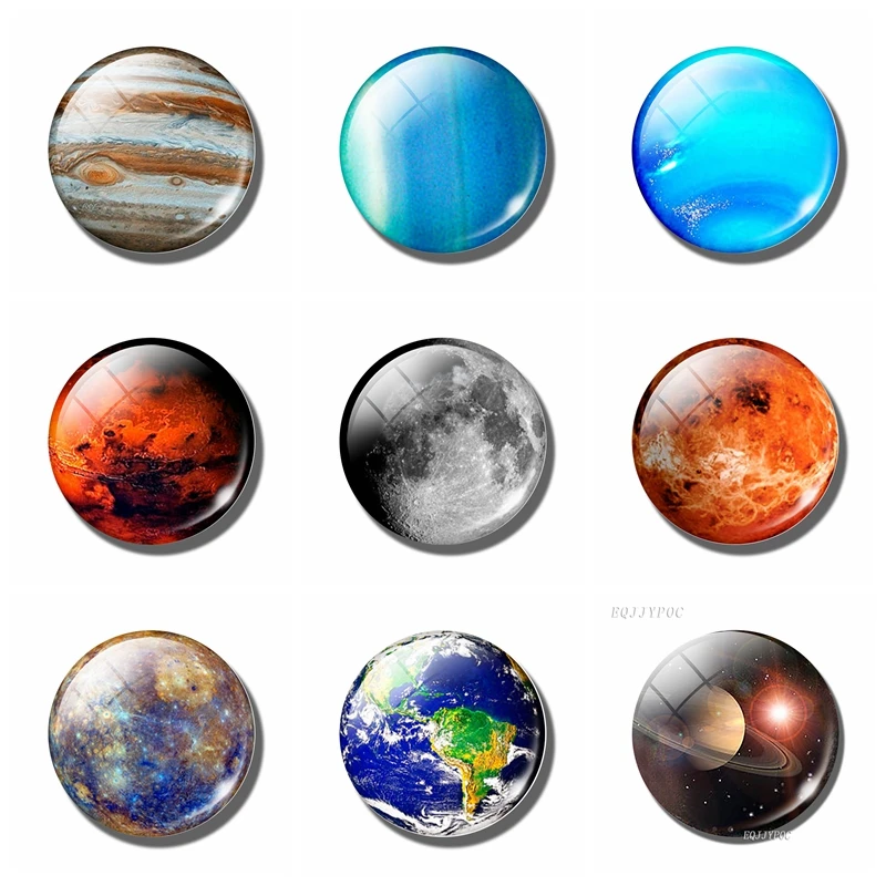 5Pcs/Lot Jewelry Findings 25mm Solar System Earth Moon Jupiter Saturn Glass Cabochon Round Jewelry Accessories Creative Gift
5Pcs/Lot Jewelry Findings 25mm Solar System Earth Moon Jupiter Saturn Glass Cabochon Round Jewelry Accessories Creative Gift