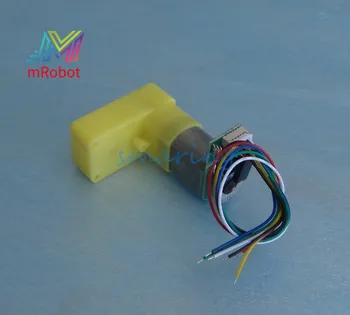 TT Motor With AB Phase Encoder Bend Gearbox for Arduino Programmable Remote Control Chassis Car Accessories 1 Pcs
TT Motor With AB Phase Encoder Bend Gearbox for Arduino Programmable Remote Control Chassis Car Accessories 1 Pcs