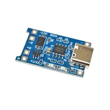 TP4056 Type-C USB 5V 1A 18650 Lithium Battery Charging Board Module with Dual Protection Functions
TP4056 Type-C USB 5V 1A 18650 Lithium Battery Charging Board Module with Dual Protection Functions