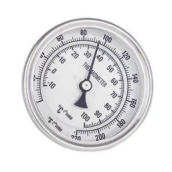 No Welding Double Barbecue Thermometer Household Thermometers Grill Smoker Metal Thermometer With Dual Gage 1/2"MNPT 0~220F A4
No Welding Double Barbecue Thermometer Household Thermometers Grill Smoker Metal Thermometer With Dual Gage 1/2"MNPT 0~220F A4