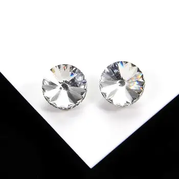 Hypoallergenic 925 Sterling Silver Simple 8mm Crystal Stud Earrings for Women Girls Wedding Gifts Fine Jewelry
Hypoallergenic 925 Sterling Silver Simple 8mm Crystal Stud Earrings for Women Girls Wedding Gifts Fine Jewelry